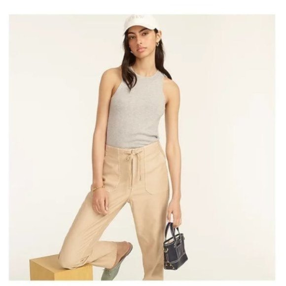 🆕J.Crew Trousers - Tie-Waist Camp Pant - Picture 1 of 6